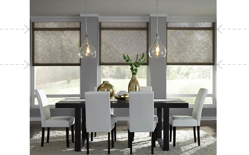 Shading in dining room