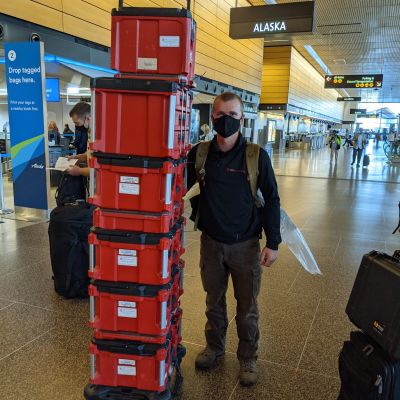 team Photo with equiment