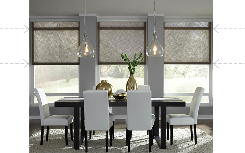 Shading in dining room